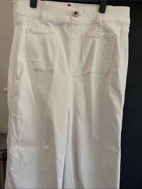 SPANX White Cropped Jeans